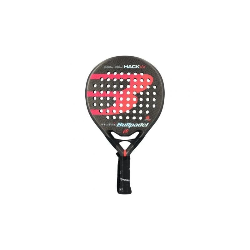 Pala de Pádel Bullpadel Hack W 2019 (Ale Salazar)- Roja y Negra