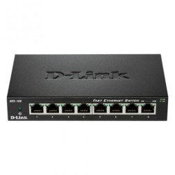 Switch D-Link DES-108 8 Puertos- RJ-45 10-100