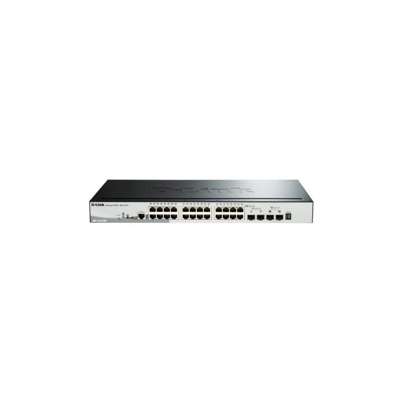 Switch D-Link Smart DGS-1510-28P 28 Puertos- RJ-45 10-100-1000 PoE- SFP