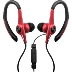 Auriculares Deportivos Elbe AU-107-MIC- con Micrófono- Jack 3-5- Rojos y Negros