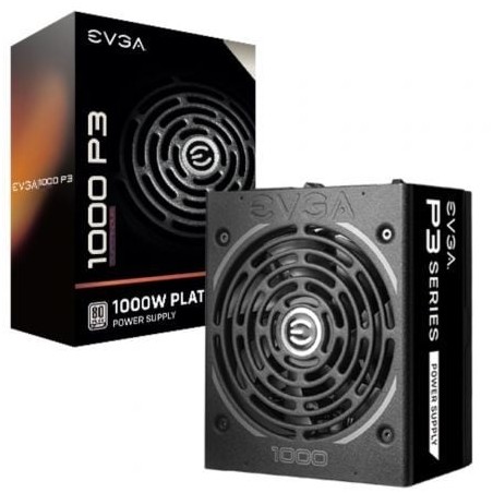 Fuente de Alimentación EVGA 1000 P3 Supernova- 1000W- Ventilador 13-5cm- 80 Plus Platinum