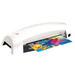 Plastificadora Fellowes Lunar 5715601- hasta A4 y 80 Micras- Blanca y Negra