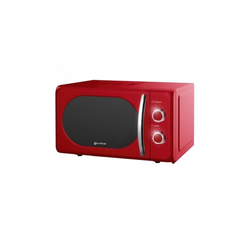 Microondas Grunkel Vintage MW-20ROJO- 700W- Capacidad 20L- Rojo