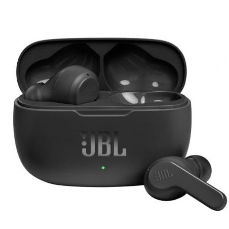 Auriculares Bluetooth JBL Wave 200TWS con estuche de carga- Autonomía 5h- Negros