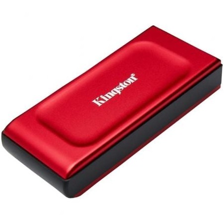 Disco Externo SSD Kingston XS1000 1TB- USB 3-2- Rojo