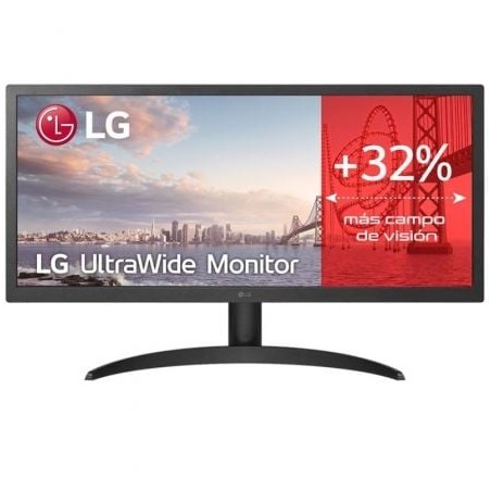 Monitor Ultrapanorámico LG UltraWide 26WQ500-B 25-7"- WFHD- Negro