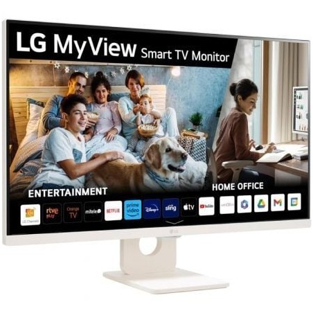 Smart Monitor LG MyView 32SR50F-W 31-5"- Full HD- Smart TV- Multimedia- Blanco