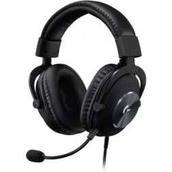 Auriculares Gaming con Micrófono Logitech G Pro X- Jack 3-5- USB- Negros