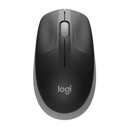 Ratón Inalámbrico Logitech M190- Hasta 1000 DPI- Gris Medio