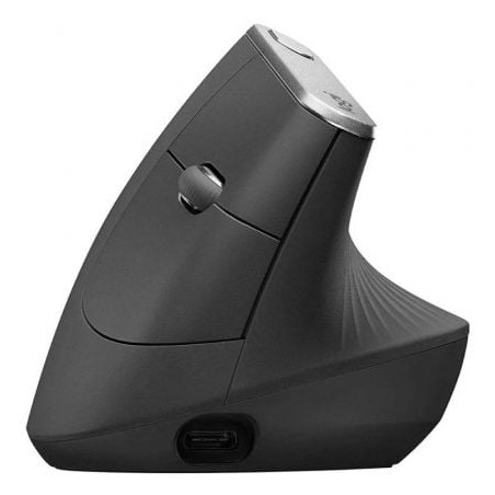 Ratón Ergonómico Inalámbrico por Bluetooth Logitech Vertical MX- Batería recargable- Hasta 4000 DPI