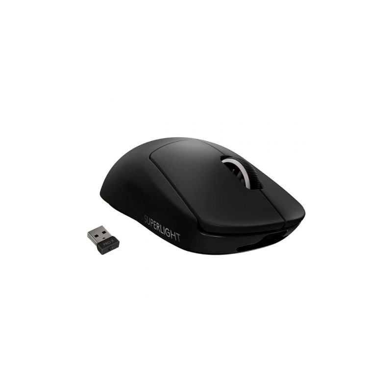 Ratón Gaming Inalámbrico Logitech PRO X Superlight- Batería recargable- Hasta 25600 DPI- Negro