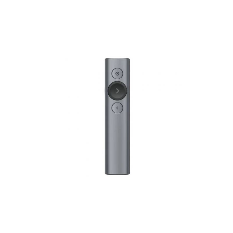 Presentador Inalámbrico por Bluetooth Logitech Spotlight Presentation Remote- 2-4GHz- Gris Pizarra