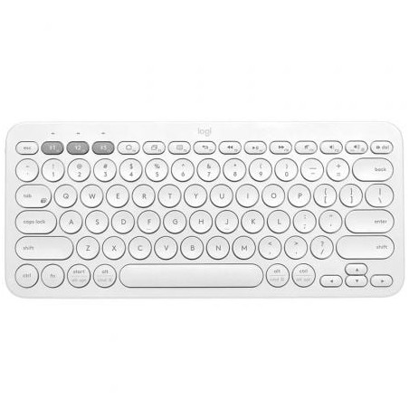 Teclado Compacto Inalámbrico por Bluetooth Logitech K380- Blanco