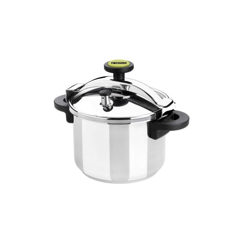 Olla a Presión Monix Classica M530002- Ø22cm- 6L- Acero Inoxidable- Apta para Inducción