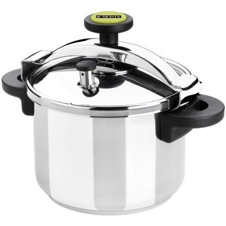 Olla a Presión Monix Classica M530002- Ø22cm- 6L- Acero Inoxidable- Apta para Inducción