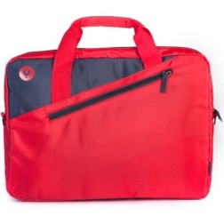 Maletín Monray Ginger para Portátiles hasta 15-6"- Cinta para Trolley- Rojo