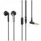 Auriculares Intrauditivos Muvit For Change MCHPH0001- con Micrófono- Jack 3-5- Negros