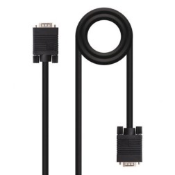 Cable SVGA Nanocable 10-15-1305- VGA Macho - VGA Macho- 5m- Negro