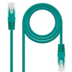 Cable de Red RJ45 UTP Nanocable 10-20-0400-L30 Cat-6- 30cm- Verde