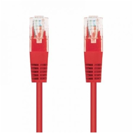 Cable de Red RJ45 UTP Nanocable 10-20-0400-R Cat-6- 50cm- Rojo