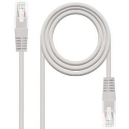 Cable de Red RJ45 UTP Nanocable 10-20-0401-L150 Cat-6A- 1-5m- Gris