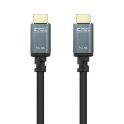 Cable HDMI 2-1 8K Nanocable 10-15-8001-L150- HDMI Macho - HDMI Macho- 1-5m- Negro