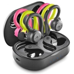 Auriculares Deportivos Bluetooth NGS Ártica Jogger con estuche de carga- Autonomía 10h- Negros