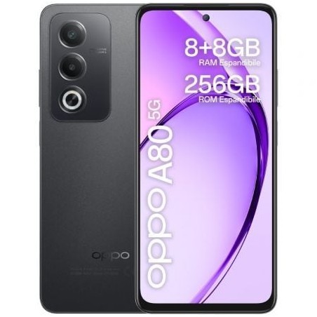 Smartphone Oppo A80 8GB- 256GB- 6-67"- 5G- Negro