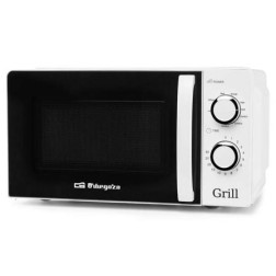 Microondas Orbegozo MIG 2130- 700W- Capacidad 20L- Función Grill- Blanco