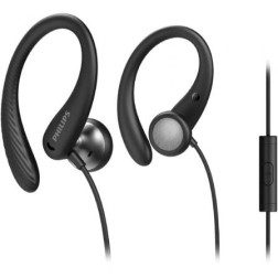 Auriculares Deportivos Philips TAA1105BK- con Micrófono- Jack 3-5- Negros