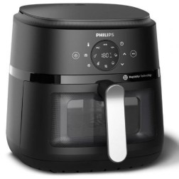 Freidora por Aire - Sin Aceite Philips Airfryer Serie 2000- 1700W- Capacidad 6-2L