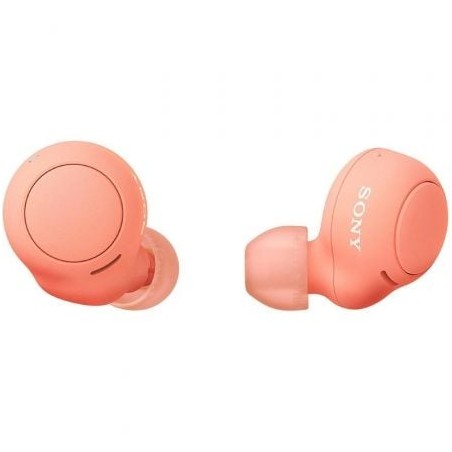 Auriculares Bluetooth Sony WF-C500 con estuche de carga- Autonomía 5h- Naranjas