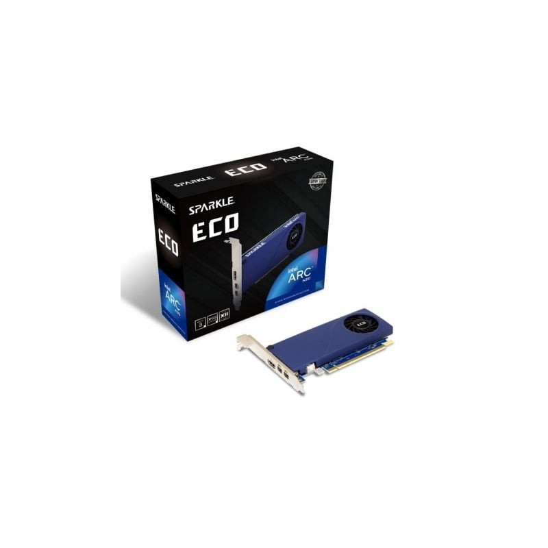 Tarjeta Gráfica Sparkle Intel Arc A310 ECO- 4GB GDDR6- Compatible con Perfil Bajo