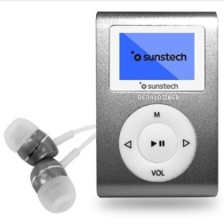 Reproductor MP3 Sunstech Dedalo III- 8GB- Radio FM- Gris