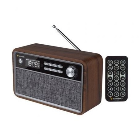 Radio Vintage Sunstech RPBT500- Madera