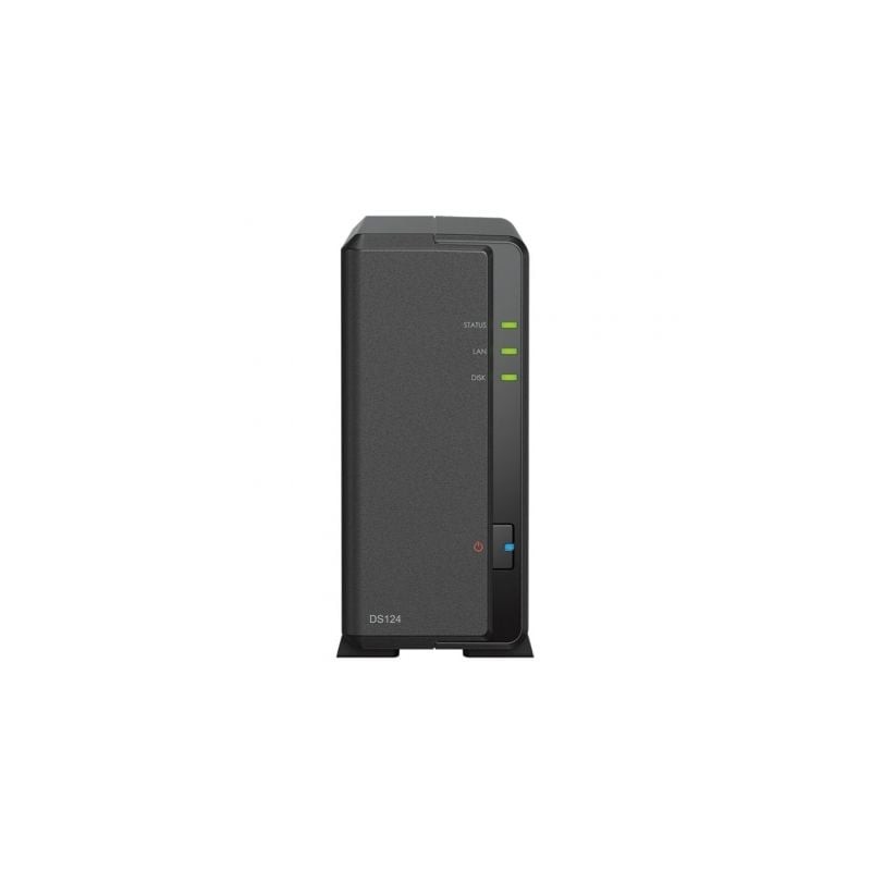 NAS Synology Diskstation DS124- 1 Bahía 3-5"- 2-5"- 1GB DDR4- Formato Torre