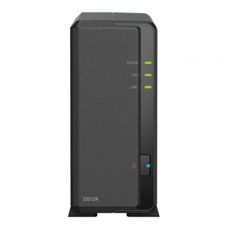 NAS Synology Diskstation DS124- 1 Bahía 3-5"- 2-5"- 1GB DDR4- Formato Torre