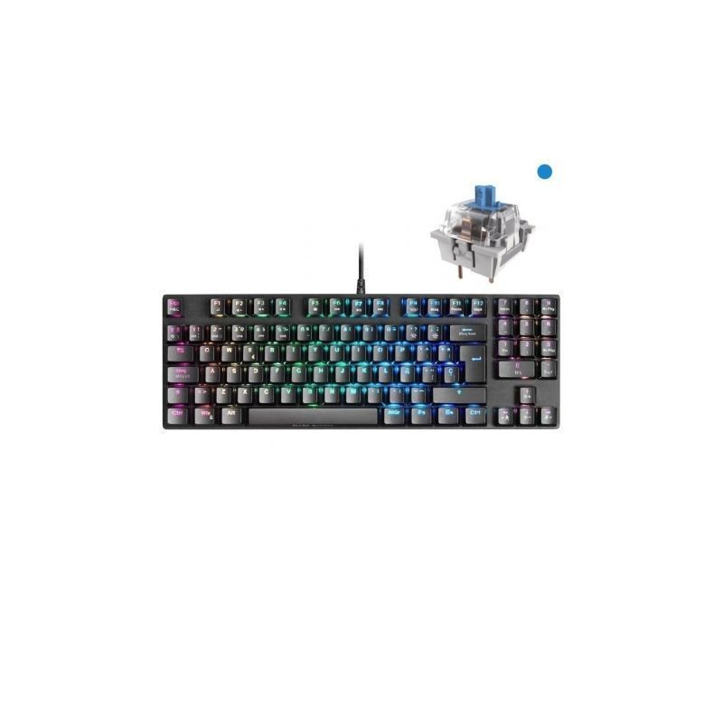 Teclado Gaming Mecánico Mars Gaming MKREVOPROBES- Switch Azul