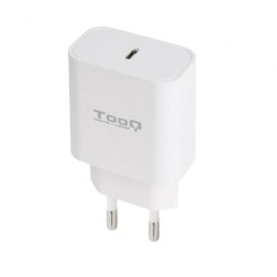 Cargador de Pared TooQ TQWC-PDUSBC20W- 1xUSB Tipo-C- 20W