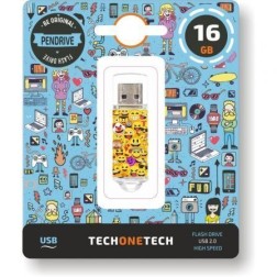 Pendrive 16GB Tech One Tech Emojis USB 2-0