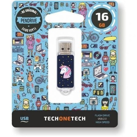 Pendrive 16GB Tech One Tech Unicornio Dream USB 2-0