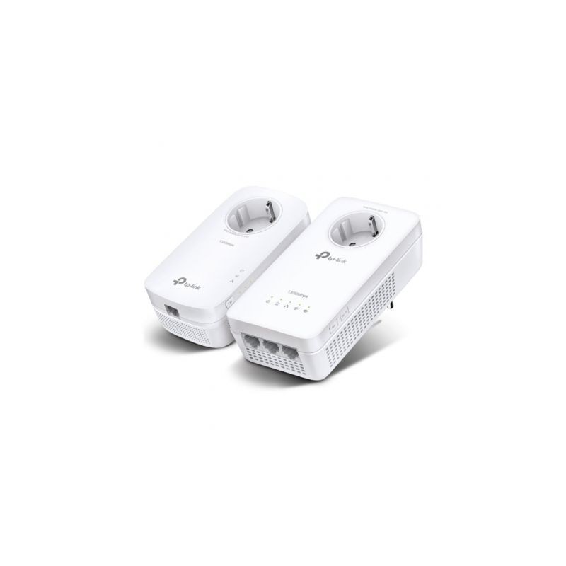 Adaptador Powerline TPLink AV1300 1300Mbps- Alcance 300m- Pack de 2