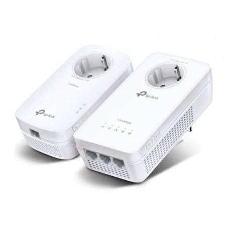 Adaptador Powerline TP-Link AV1300 1300Mbps- Alcance 300m- Pack de 2