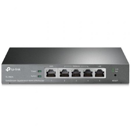 Router VPN SafeStream Gigabit TP-Link Omada TL-R605- 5 Puertos Multi-WAN