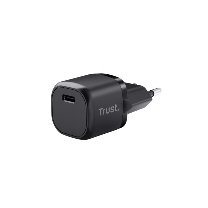 Cargador Compacto Trust Maxo- 1xUSB Tipo-C- 20W