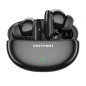 Auriculares Bluetooth Vention NBFB0 con estuche de carga- Autonomía 7h- Negros