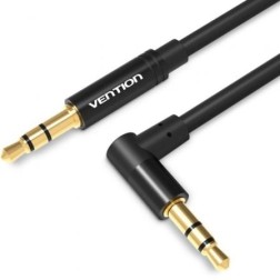 Cable Estéreo Vention BAKBD-T- Jack 3-5 Macho - Jack 3-5 Macho- 50cm- Negro