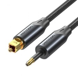 Cable de Audio de Fibra óptica Vention BKCBF- 1m- Negro