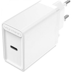 Cargador de Pared Vention FAIW0-EU- 1xUSB Tipo-C- 30W