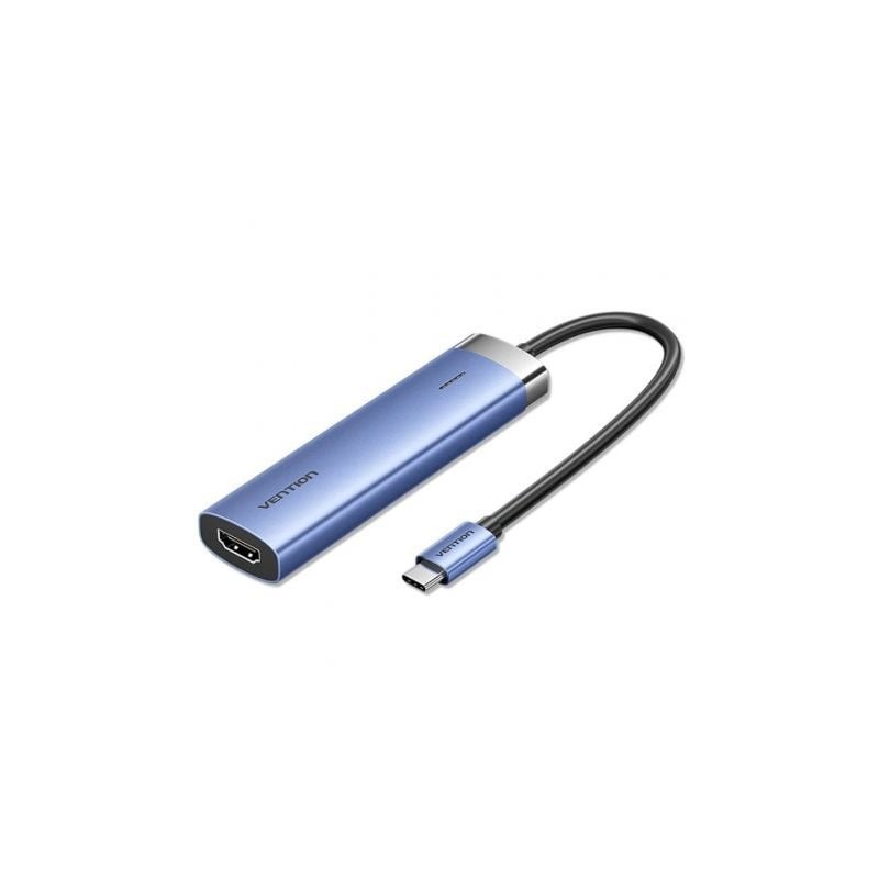 Docking USB Tipo-C Vention TGESB- 3xUSB- 1xHDMI- 1xUSB Tipo-C PD